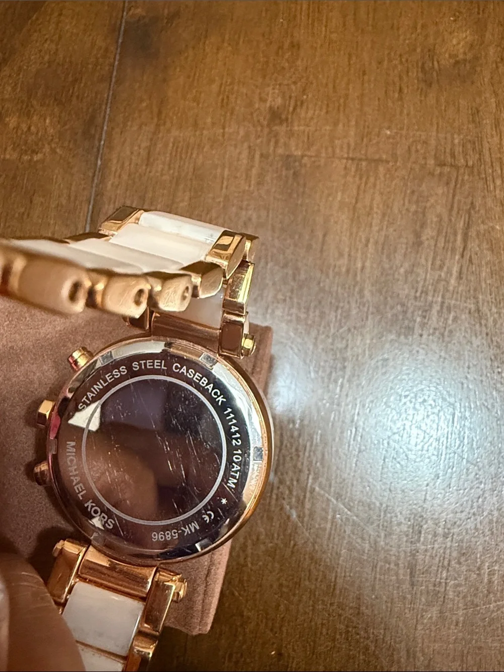 Michael Kors Parker MK5896 Rose Gold Blush Crystal Watch
